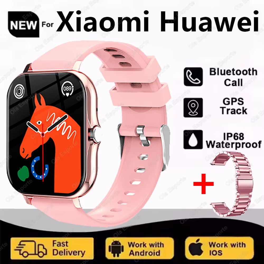New in Smart Watch Phone Call Bluetooth GPS Tracker Smartwatch GPS DIY Watch Face Big Infinite Screen Smartbracelet Message Note