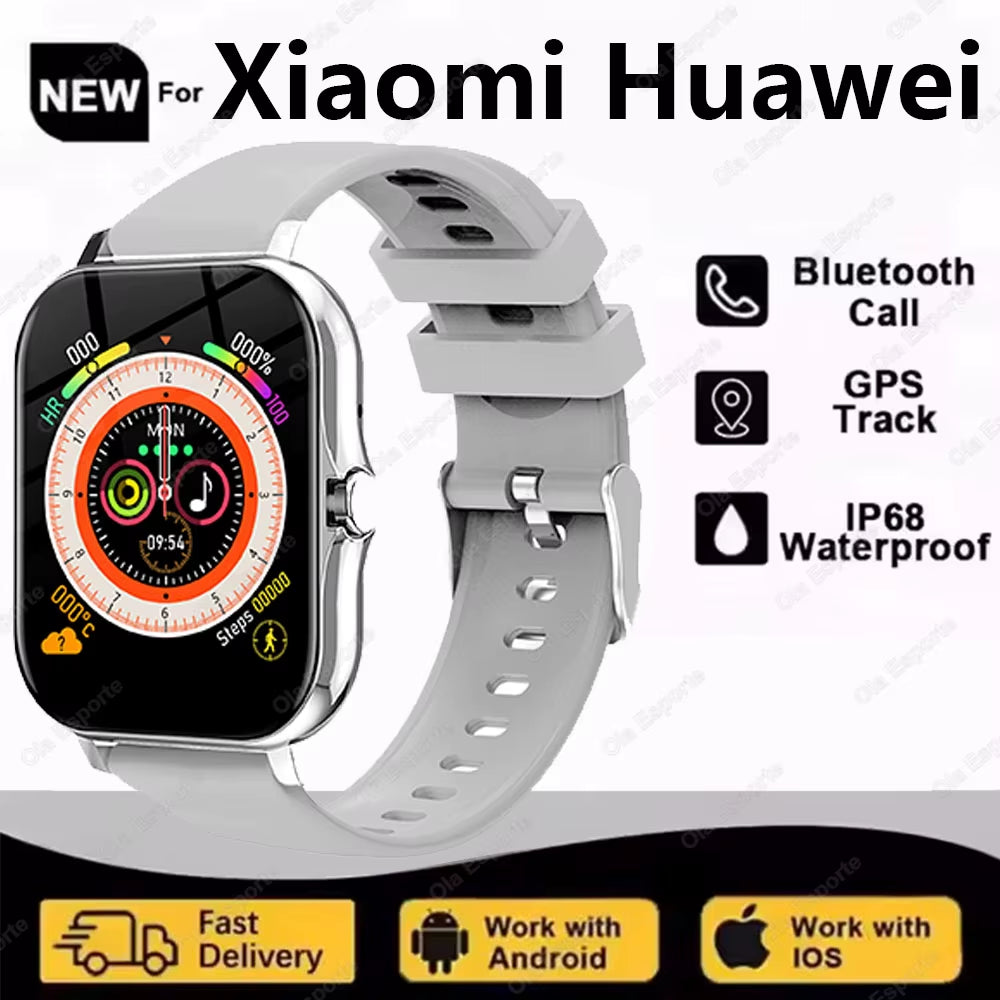 New in Smart Watch Phone Call Bluetooth GPS Tracker Smartwatch GPS DIY Watch Face Big Infinite Screen Smartbracelet Message Note