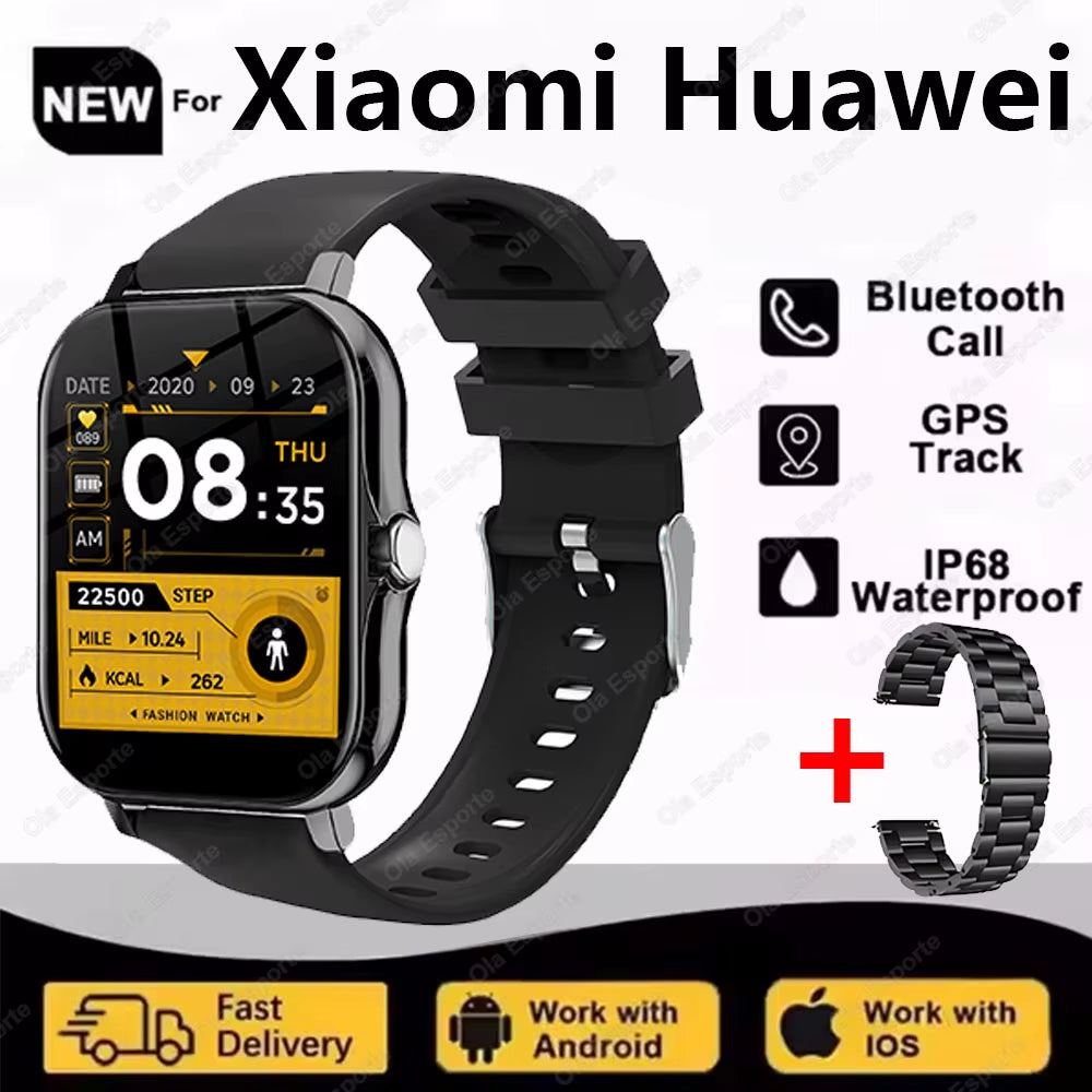 New in Smart Watch Phone Call Bluetooth GPS Tracker Smartwatch GPS DIY Watch Face Big Infinite Screen Smartbracelet Message Note