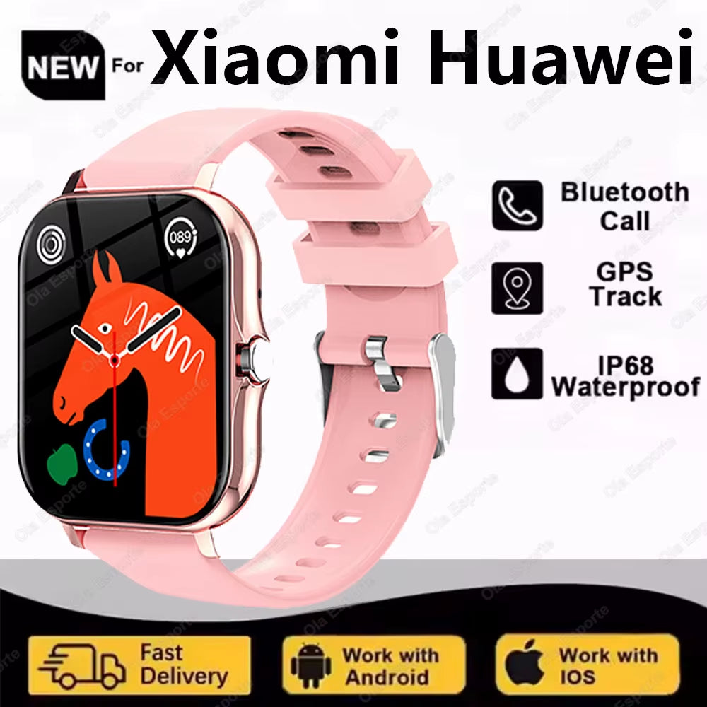 New in Smart Watch Phone Call Bluetooth GPS Tracker Smartwatch GPS DIY Watch Face Big Infinite Screen Smartbracelet Message Note