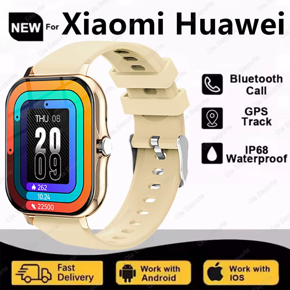 New in Smart Watch Phone Call Bluetooth GPS Tracker Smartwatch GPS DIY Watch Face Big Infinite Screen Smartbracelet Message Note